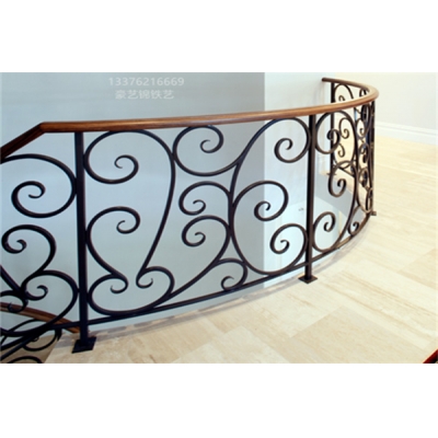 Wrought iron railings