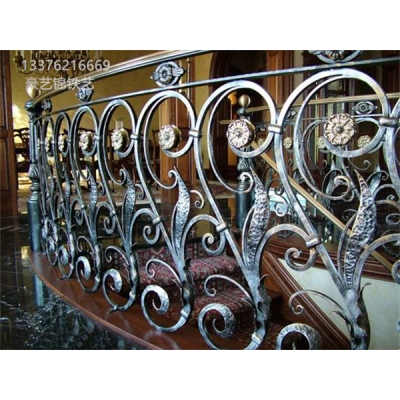 Wrought iron railings