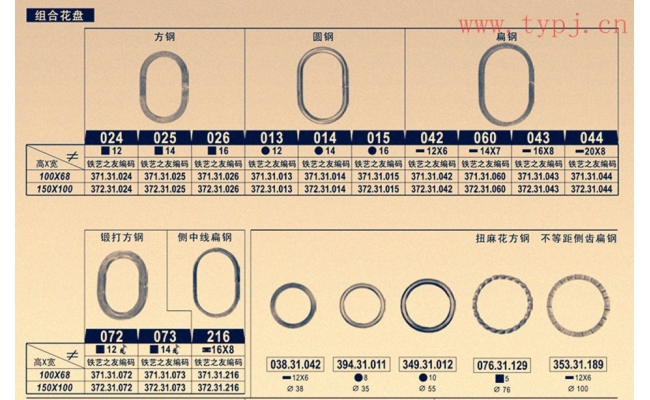 圓型鐵藝配件